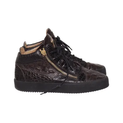 Baskets (Croc-Embossed High-Top Sneakers) de Giuseppe Zanotti Cuir