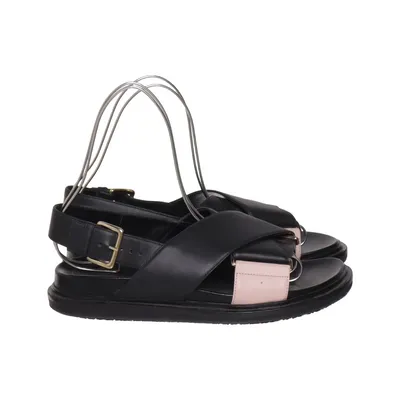 Sandales (Noir, Rose) de Marni