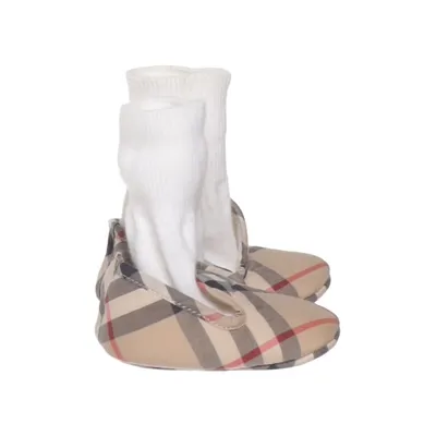 Baby booties (Beige, Multicolored) from Burberry