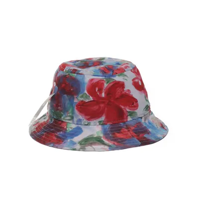 Bucket hat (White, Blue, Red, Multicolored) from Saint Laurent x New Era Elastane, Polyester
