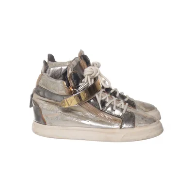 Veterlaarzen (Grijs) van Giuseppe Zanotti