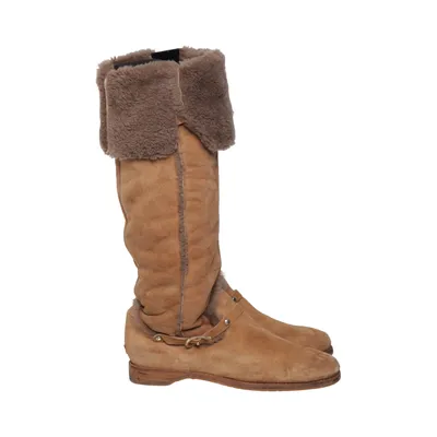 Stövlar (Brun) från Jimmy Choo Päls, Skinn