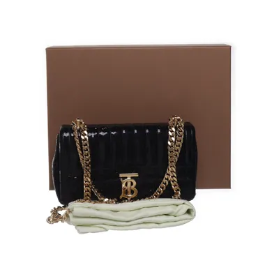 Schoudertas (Zwart) van Burberry Polyester, Leer