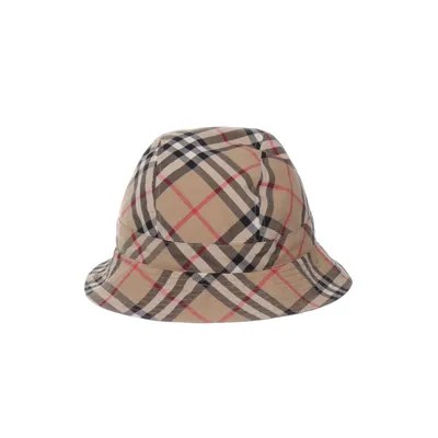 Bøllehat (Beige, Flerfarvet) fra Burberry Bomuld