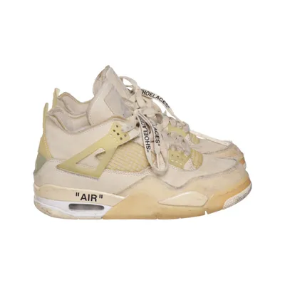 Baskets ( 4 Retro SP "Off-White Sail") de Nike x Off-White