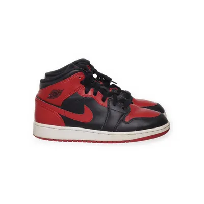 Basketsko (1 Mid Banned) fra Nike Air Jordan Læder