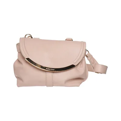 Sac à bandoulière (Beige, Rose) de See by Chloé Cuir