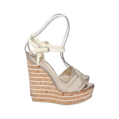 Kilklackar (Beige, Guldfärgad) från Gucci