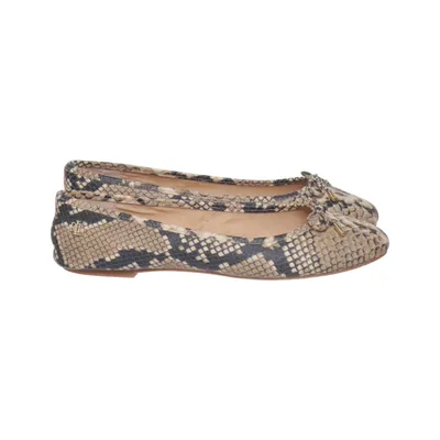 Ballet flats (Beige, Black) from Lauren Ralph Lauren Leather