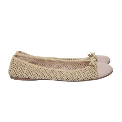 Ballerina's (Beige, Geel) van Prada Leer