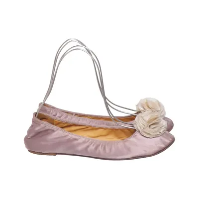Ballerinaskor (Rosa) från Lanvin Skinn, Polyester, Silke