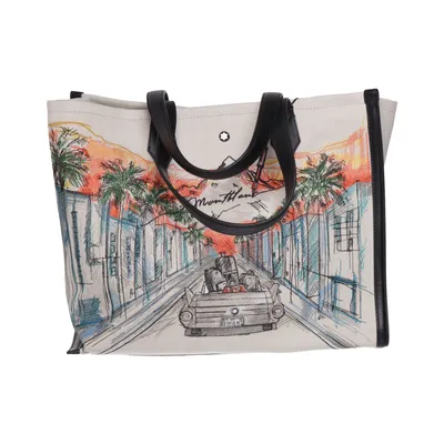 Handbag (Beige, Multicolored) from Montblanc