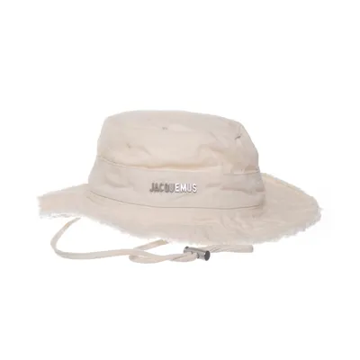 Bucket hat (Beige) van Jacquemus Katoen