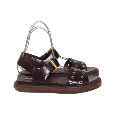 Sandalen (Bruin) van See by Chloé Leer