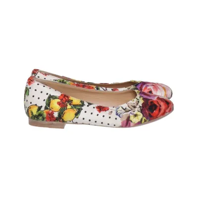 Ballet flats (White, Multicolored) from Dolce & Gabbana