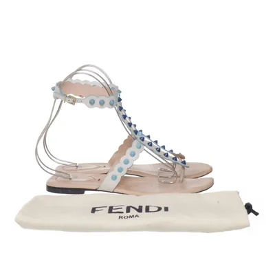 Flipflop (Vit, Blå) från Fendi Skinn