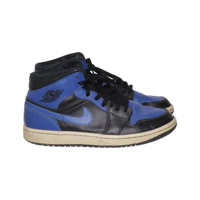 Baskets (1 Mid Hyper Royal) de Nike Air Jordan Cuir