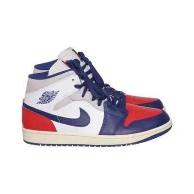Sneakers (1 Mid) van Nike Air Jordan Leer