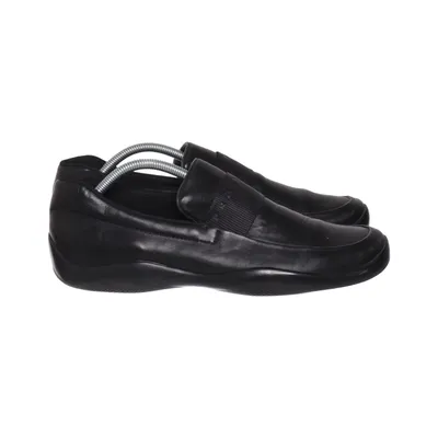Loafers (Zwart) van Prada Linea Rossa Leer