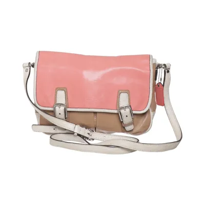 Shoulder-bag (Beige, Pink, Multicolored) from Coach Leather