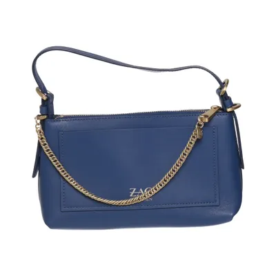 Schoudertas (Blauw) van Zac Posen Leer