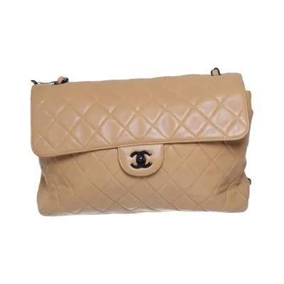 Shoulder-bag (Timeless Classic Flap Jumbo) from Chanel Leather