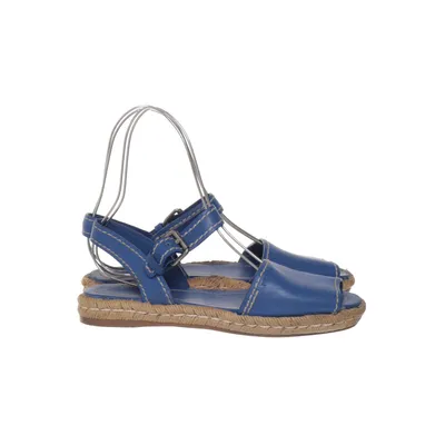 Sandals (Blue) from Prada Leather