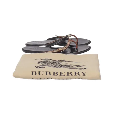 Klipklappere (Sort, Beige, Flerfarvet) fra Burberry