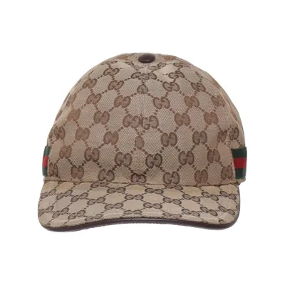 Baseballkeps (Beige, Brun, Flerfärgad) från Gucci Bomull, Polyester, Viskos