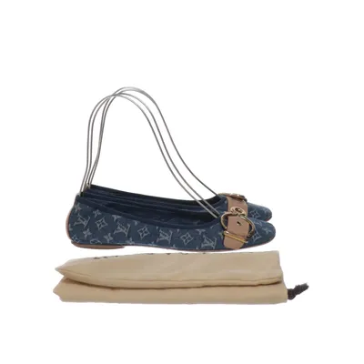 Ballerinaskor (Blå, Beige, Guldfärgad) från Louis Vuitton