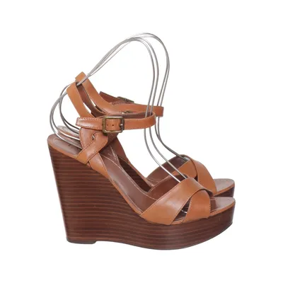 Sleehakken (Doreen) van Lauren Ralph Lauren Leer