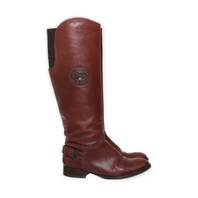 Bottes (Marron) de Tommy Hilfiger Cuir