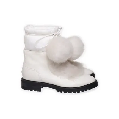 Stövlar (Glacie Shearling Pompom-embellished) från Jimmy Choo Päls, Skinn