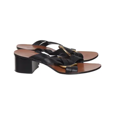Mules (Noir, Marron) de Chloé Cuir