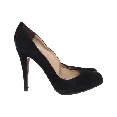 Escarpins (Noir) de Christian Louboutin Cuir
