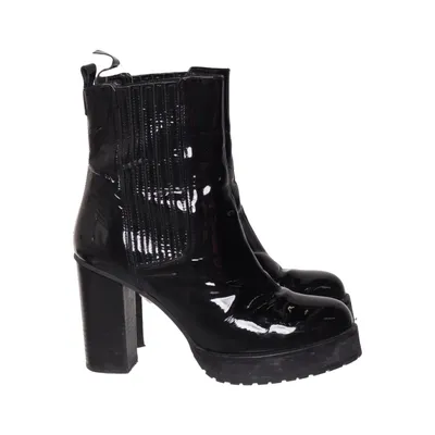 Heeled boots (Black) from Henry Kole Leather