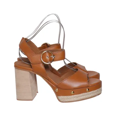 Wedges (Brown) from See by Chloé Leather