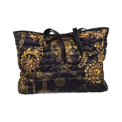 Handbag (Black, Gold) from Versace Jeans Couture