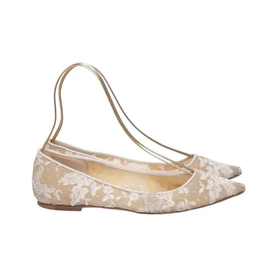 Ballet flats (Beige, White) from Jimmy Choo