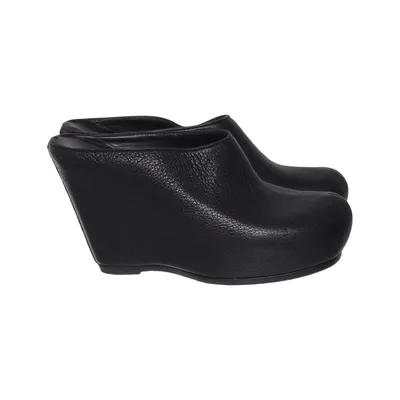 Keilschuhe (Schwarz) von Rick Owens Leder