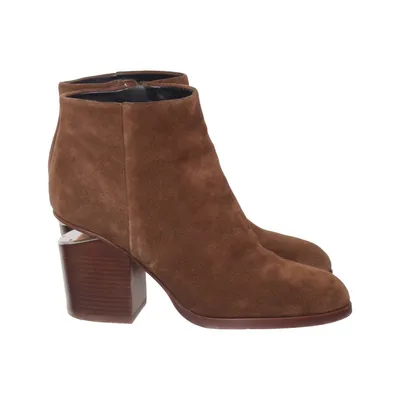 Bottes à talons (Marron) de Alexander Wang Cuir
