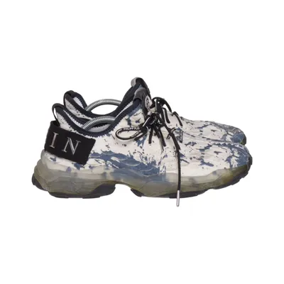 Baskets (Blanc, Bleu, Noir) de Philipp Plein Cuir