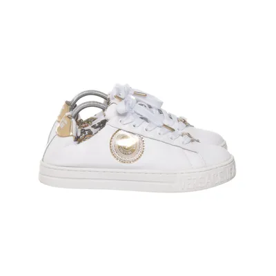 Sneakers (Wit) van Versace Jeans Couture Leer