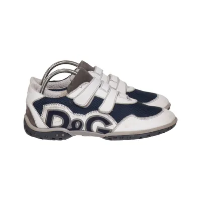 Sneakers (Blauw, Meerkleurig) van Dolce & Gabbana Junior Leer