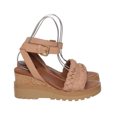 Chaussure compensées (Beige) de See by Chloé Cuir