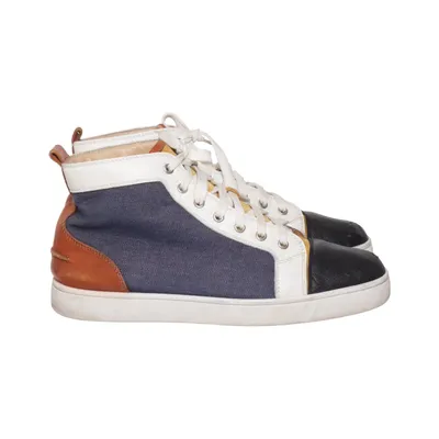 Baskets (Bleu, Blanc, Noir) de Christian Louboutin