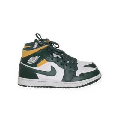 Sneakers (1 Mid Sonics) van Nike Air Jordan Leer