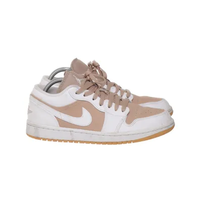 Sneakers (1 Low Hemp) van Nike Air Jordan Leer
