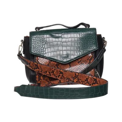 Shoulder-bag (Black, Green, Brown) from Becksöndergaard Polyester, Polyurethane