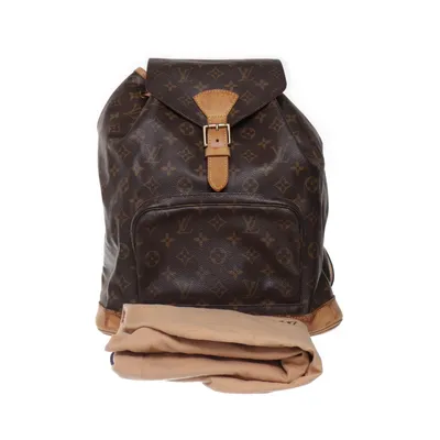 Rugzak (Montsouris) van Louis Vuitton Leer